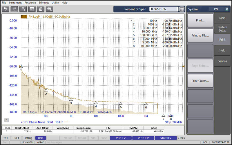 Phase Noise Test: Method and Procedure for Accurate Measurement of Crystal Oscillators